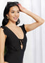 Seashell Plunge Neck One-Piece