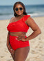Scarlet One-Shoulder Bikini
