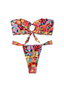 Destin Floral Print Bandeau Bikini