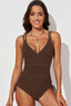 Alona Plunge Neck One-Piece