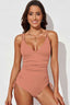 Alona Plunge Neck One-Piece
