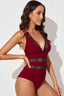 Mesh Plunge One-Piece