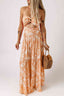 Floral Strapless Dress
