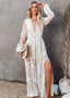 Angel Long-Sleeve Lace Dress