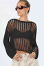 Sheer Long Sleeve Cover-Up